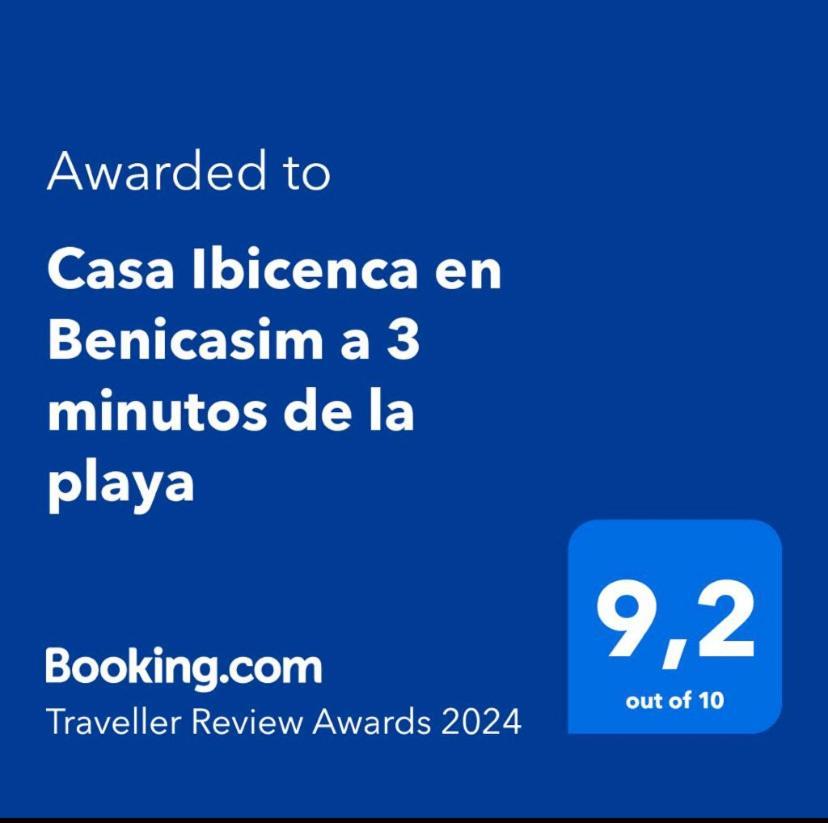 Casa Ibicenca En Benicasim A 3 Minutos De La Playa Benicàssim Exterior foto